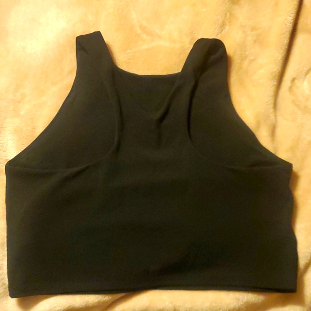 Athleta Conscious Crop Bra A-C, Size Medium Black